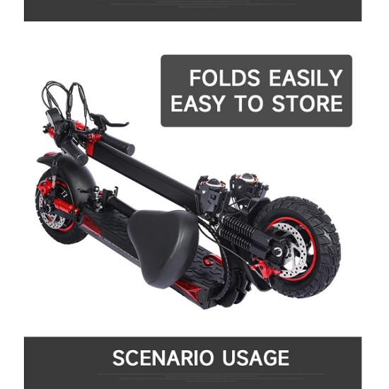 Електрически скутер/тротинетка със сваляща се седалка, E-scooter, 1200W, До 30 км. пробег