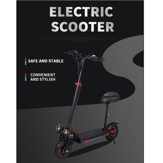 Електрически скутер/тротинетка със сваляща се седалка, E-scooter, 1200W, До 30 км. пробег