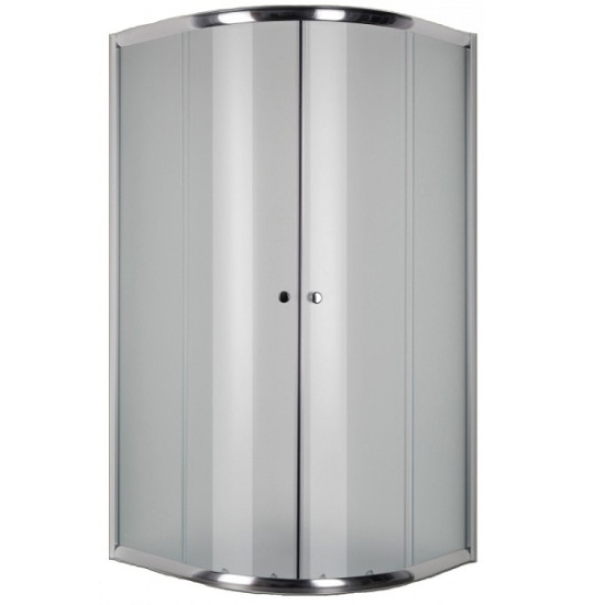 Душ кабина "СЕРИЯ Т", овална, 90x90x180 см., хром