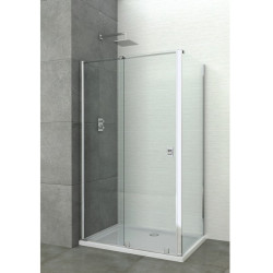 Преграден душ параван с плъзгаща врата "ELITE A100U", хром