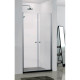 Преграден душ параван с отваряеми врати "STUDIO", хром