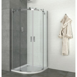 Shower cabin "ELITE N2290U", round, chrome