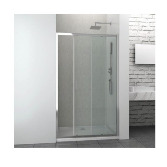 Преграден душ параван с плъзгаща врата "ELITE", хром