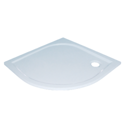 Душ корито от полимер мрамор "DITA", овал, 80-100 см.