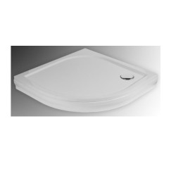 Душ корито от полимер мрамор "DITA", овал, 80-100 см.