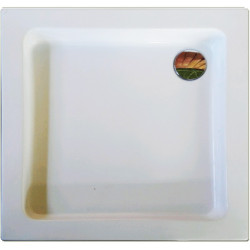 Квадратно акрилно душ корито "ZLARIN", 80-90 см.