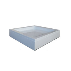 Квадратно акрилно душ корито "ZLARIN SET", 80-90 см.