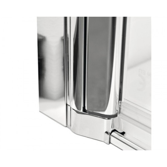 Люлееща врата за баня "BRAVA SANOFLEX", хром, 70-100х195 см.