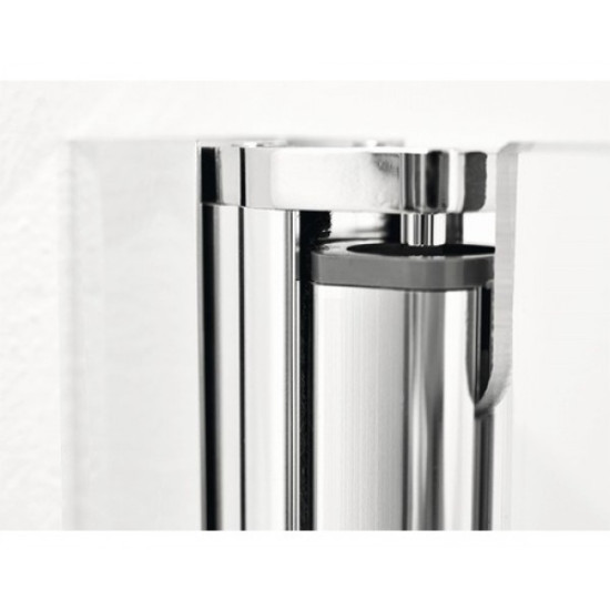 Люлееща врата за баня "BRAVA SANOFLEX", хром, 70-100х195 см.