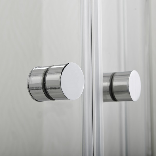 Сгъваема врата "SMARTFLEX", хром, 80-100х195 см.