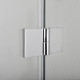 Сгъваема врата "SMARTFLEX", хром, 80-100х195 см.