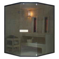 Комбинирана сауна GLACIER XL, за 2-3 човека