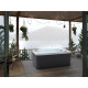 Outdoor jacuzzi "SPLIT WHITE MARBLE", 175x115x70 cm.