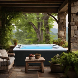 Outdoor whirlpool "TAHITI", 200x200x88 cm.