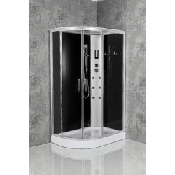 Хидромасажна душ кабина  INTENSE BLACK  80x120x210 см. TM120/TM121