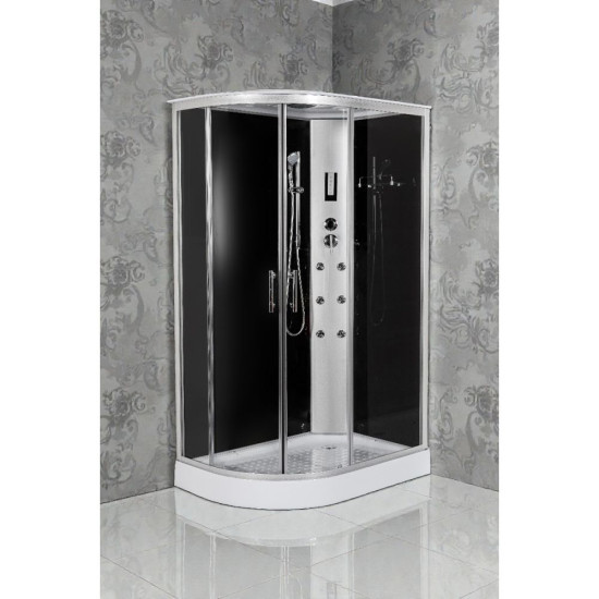 Хидромасажна душ кабина  INTENSE BLACK  80x120x210 см. TM120/TM121