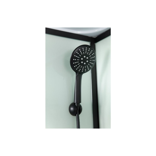 Затворена душ кабина с таван  "DECO BLACK 2" 80x120x215 см. TM3008