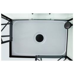 Затворена душ кабина с таван  "DECO BLACK " 90x120x215 см. TM3009